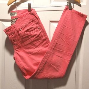 Women's Lucky Lola Skinny Ankle Demin Jeans Pink Size 0 / 25